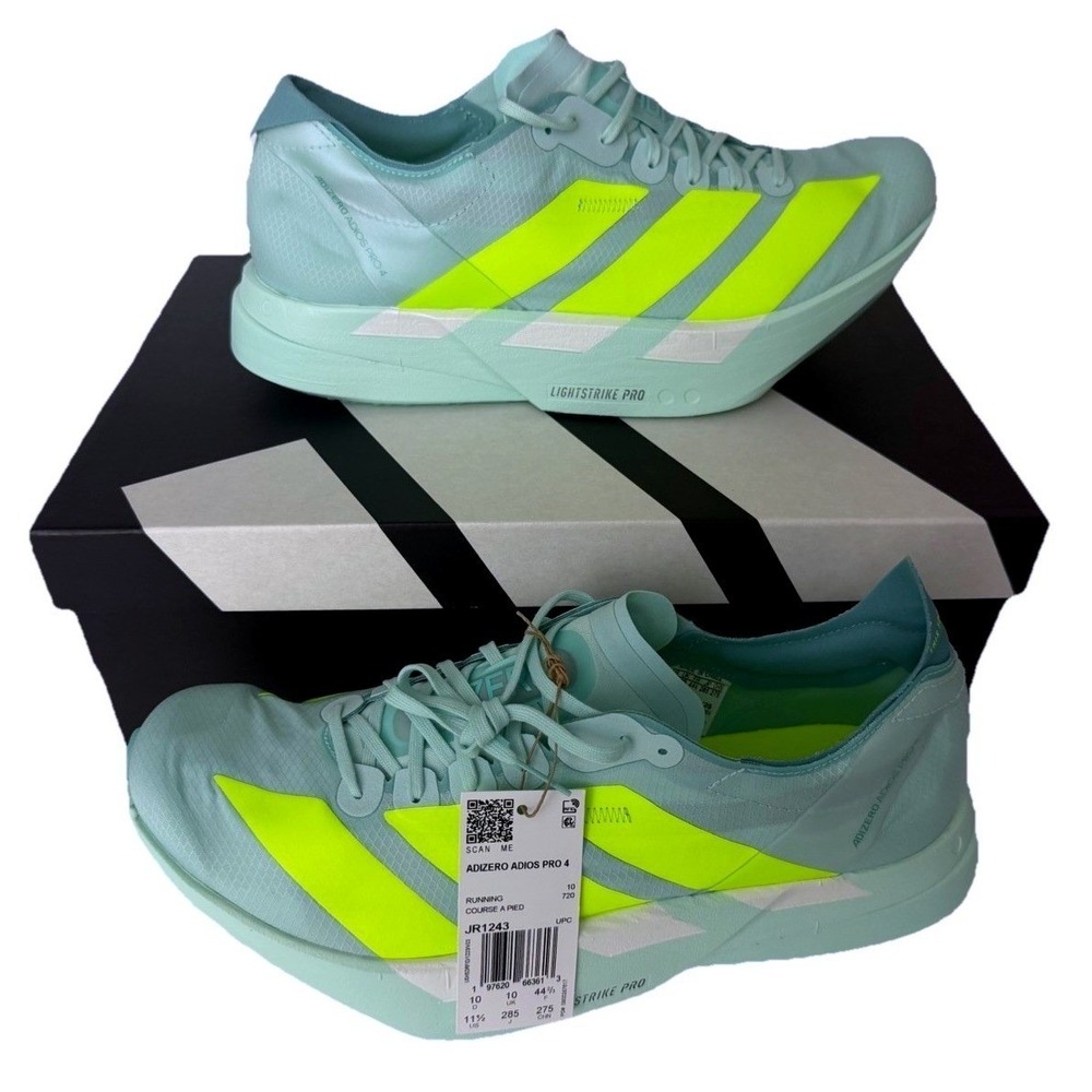 Adidas Women's Adizero Adios Pro 4 JR1243 Running Course A Pied Size 11.5 New